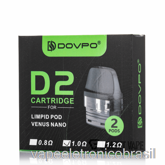 Vape Eletrônico Dovpo D2 Cápsulas De Substituição Límpida 1.0ohm D2 Pods